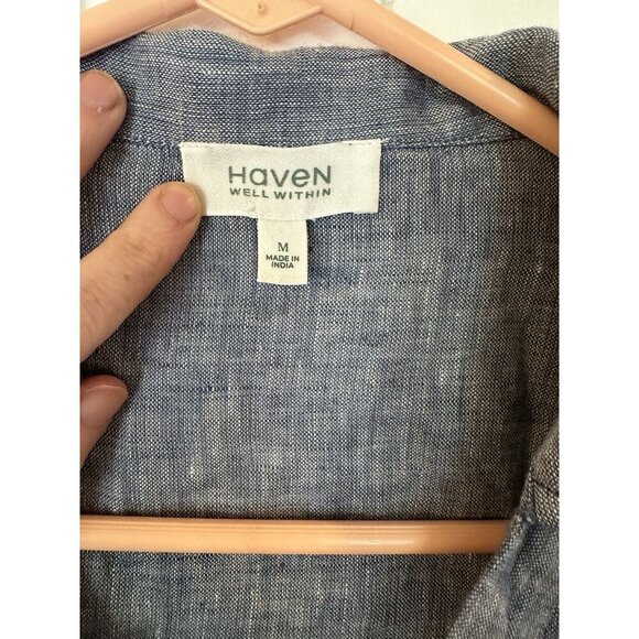 Haven Well Within Linen Top-medium Still On Website - Picture 3 of 4